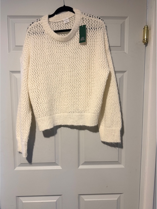 wild fable Sweaters - Wild Fable Women's Cream Open Knit Sweater Medium